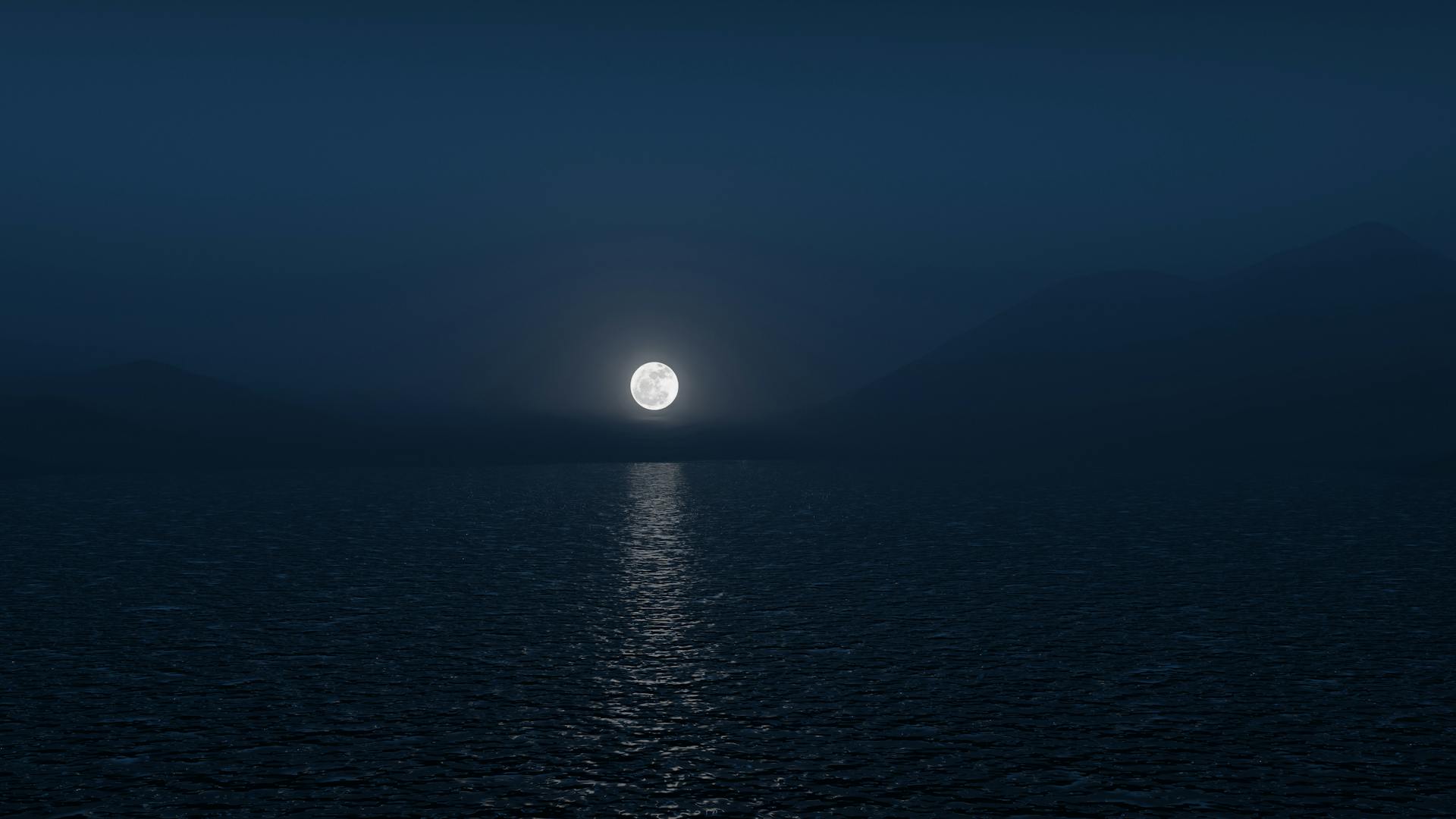 Moon reflecting over calm water at night representing the emotional depth of water moon signs