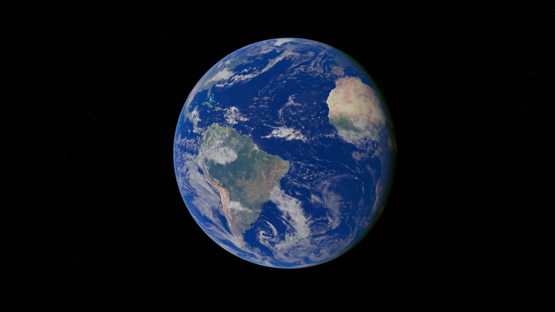 A clean view of the planets of the solar system against deep space