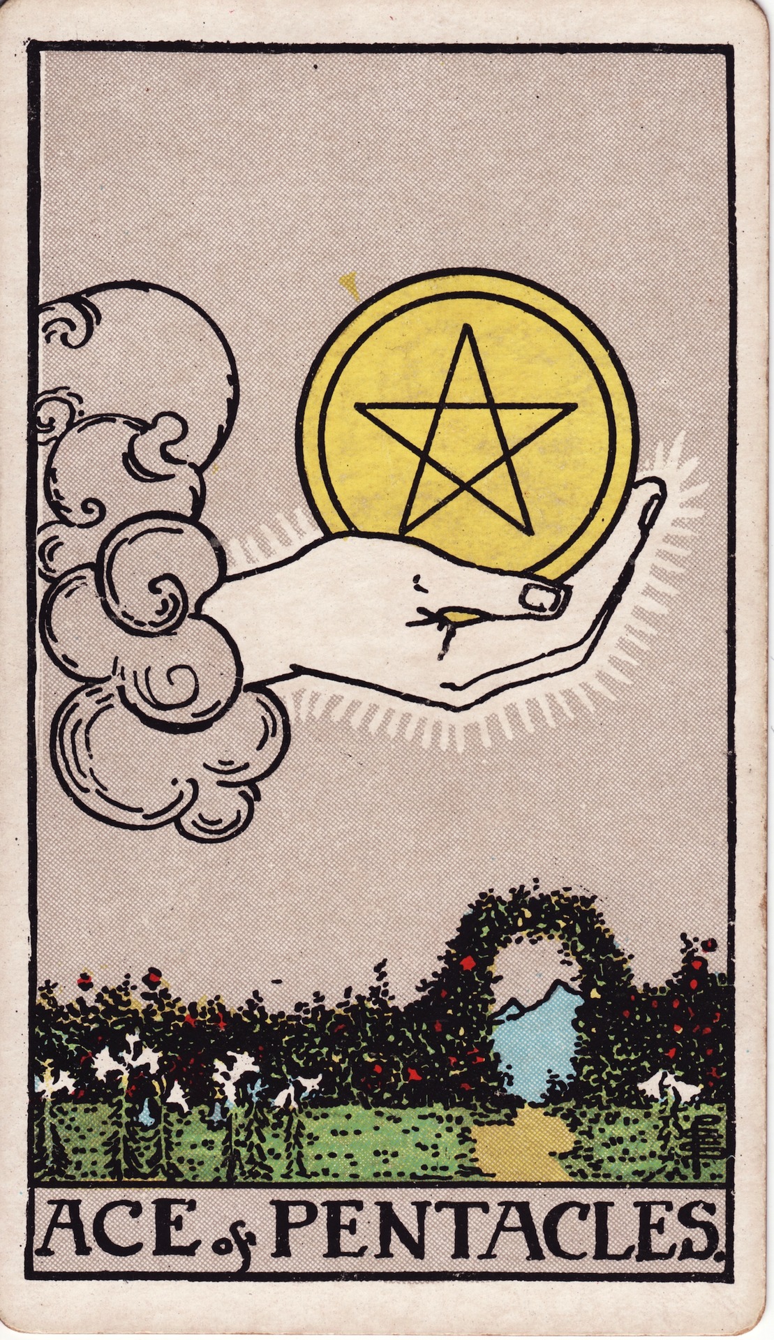 Ace of Pentacles - Rider-Waite-Smith Tarot