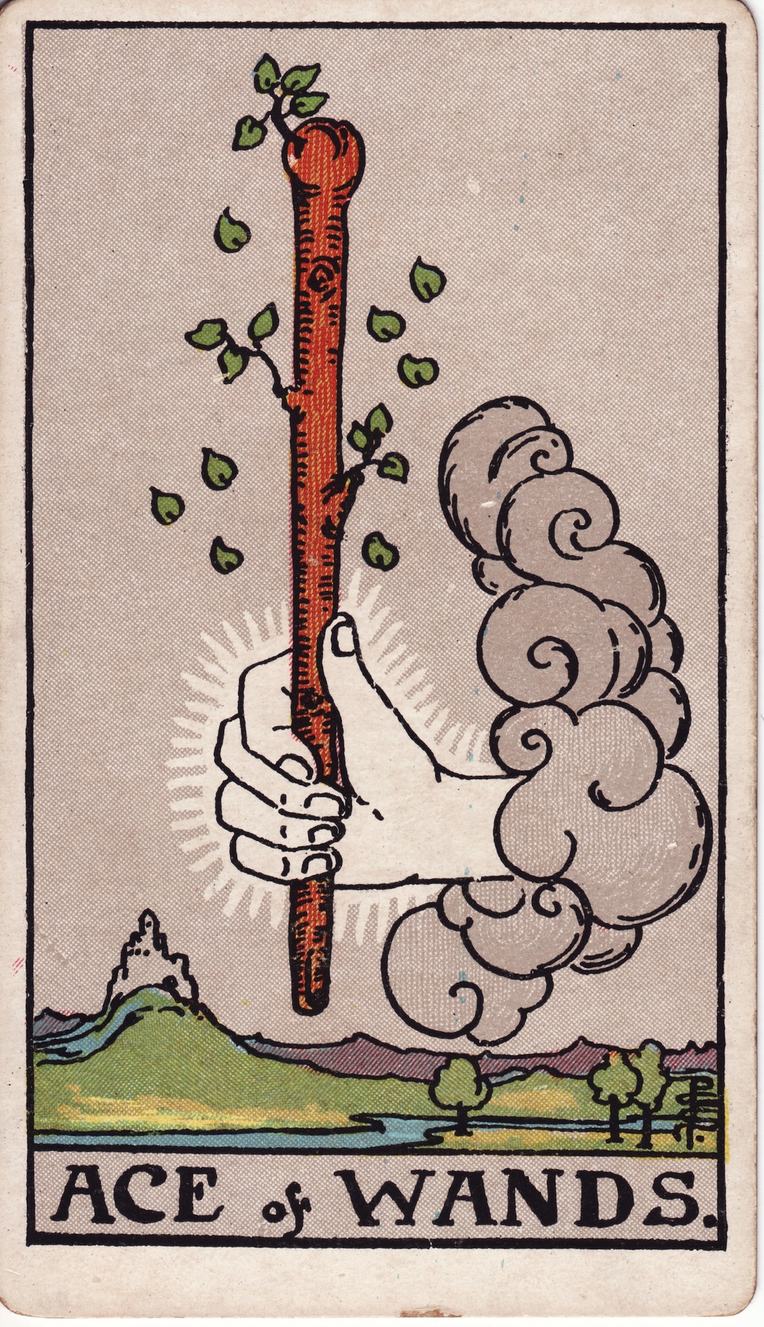 Ace Of Wands - Rider-Waite-Smith Tarot