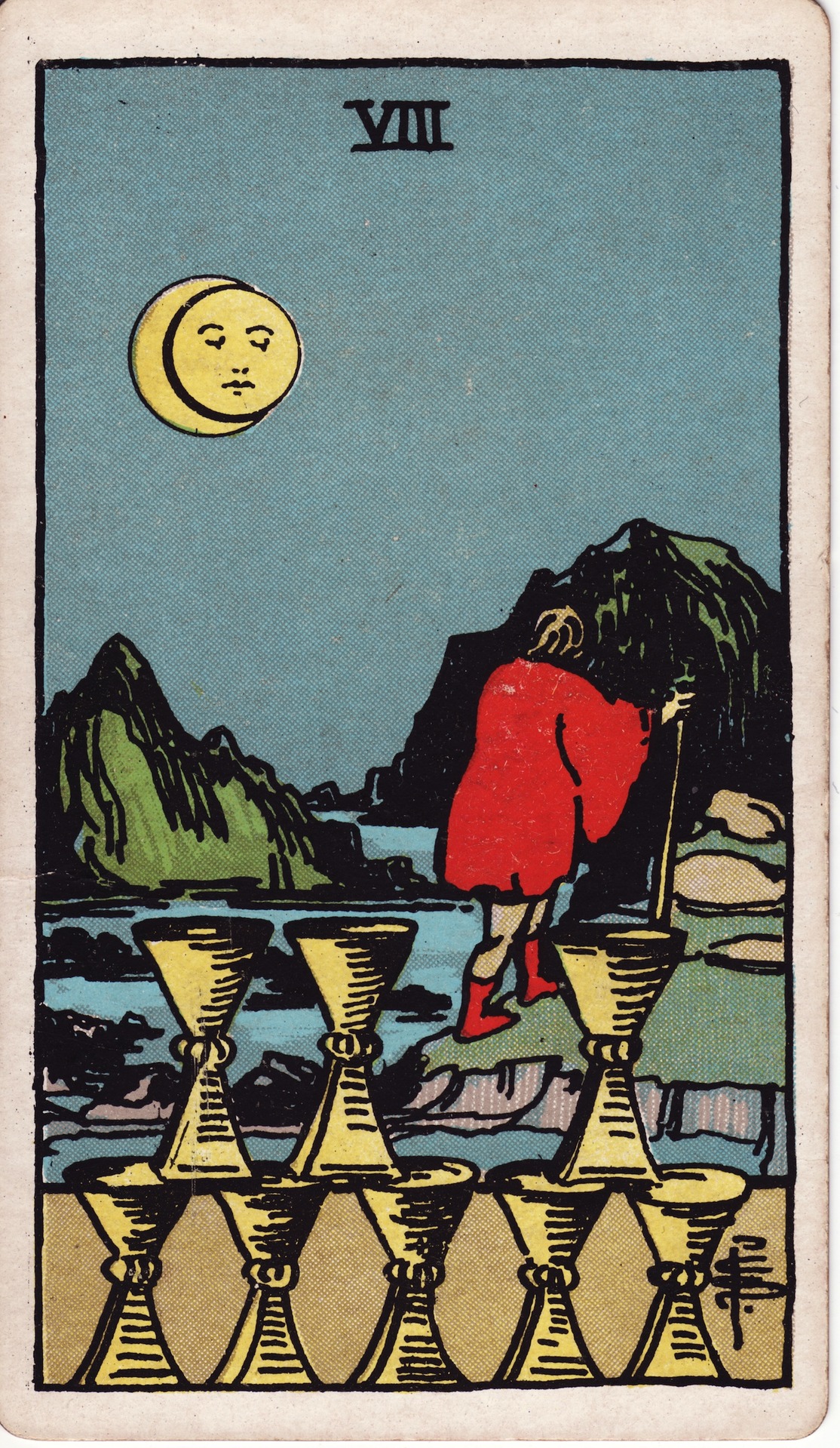 Eight Of Cups - Rider-Waite-Smith Tarot