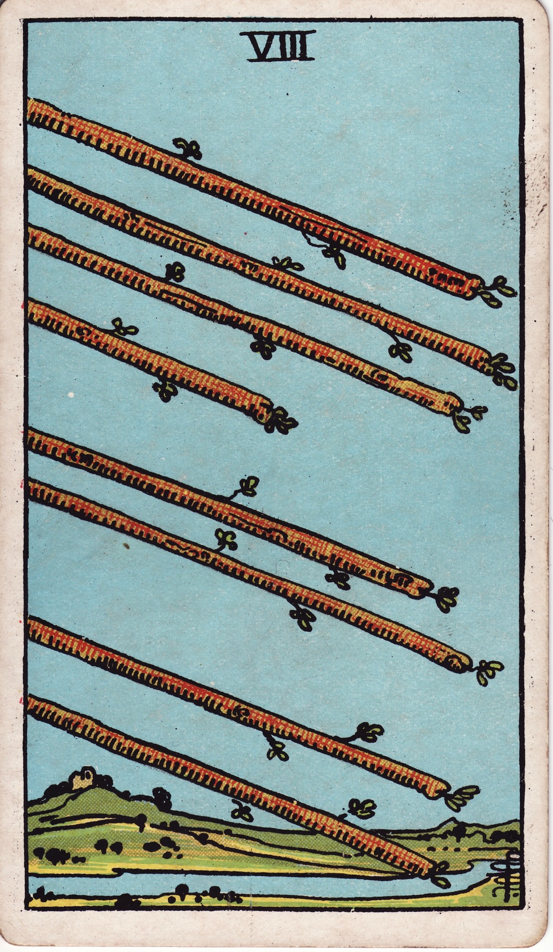 Eight Of Wands - Rider-Waite-Smith Tarot