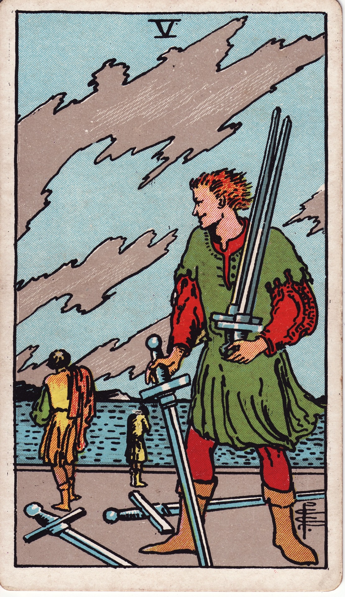Five Of Swords - Rider-Waite-Smith Tarot