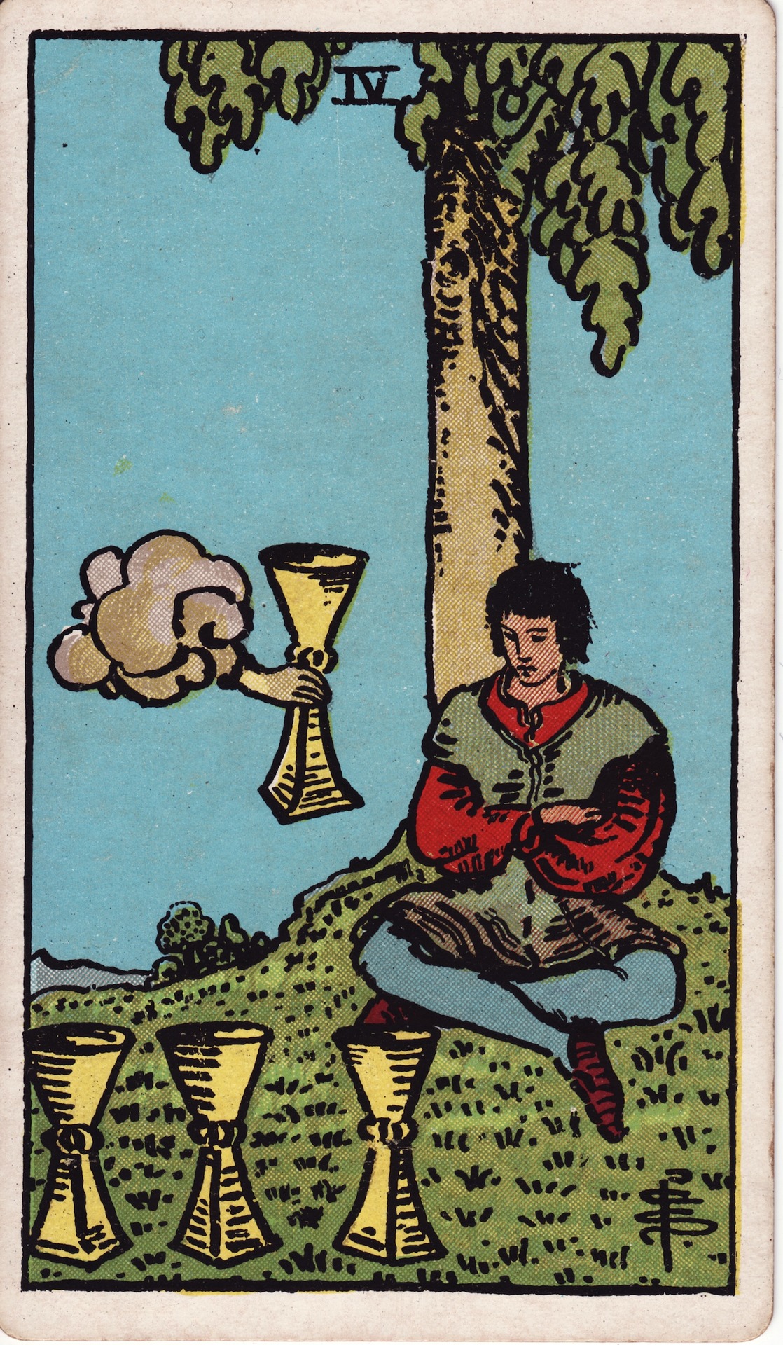 Four Of Cups - Rider-Waite-Smith Tarot