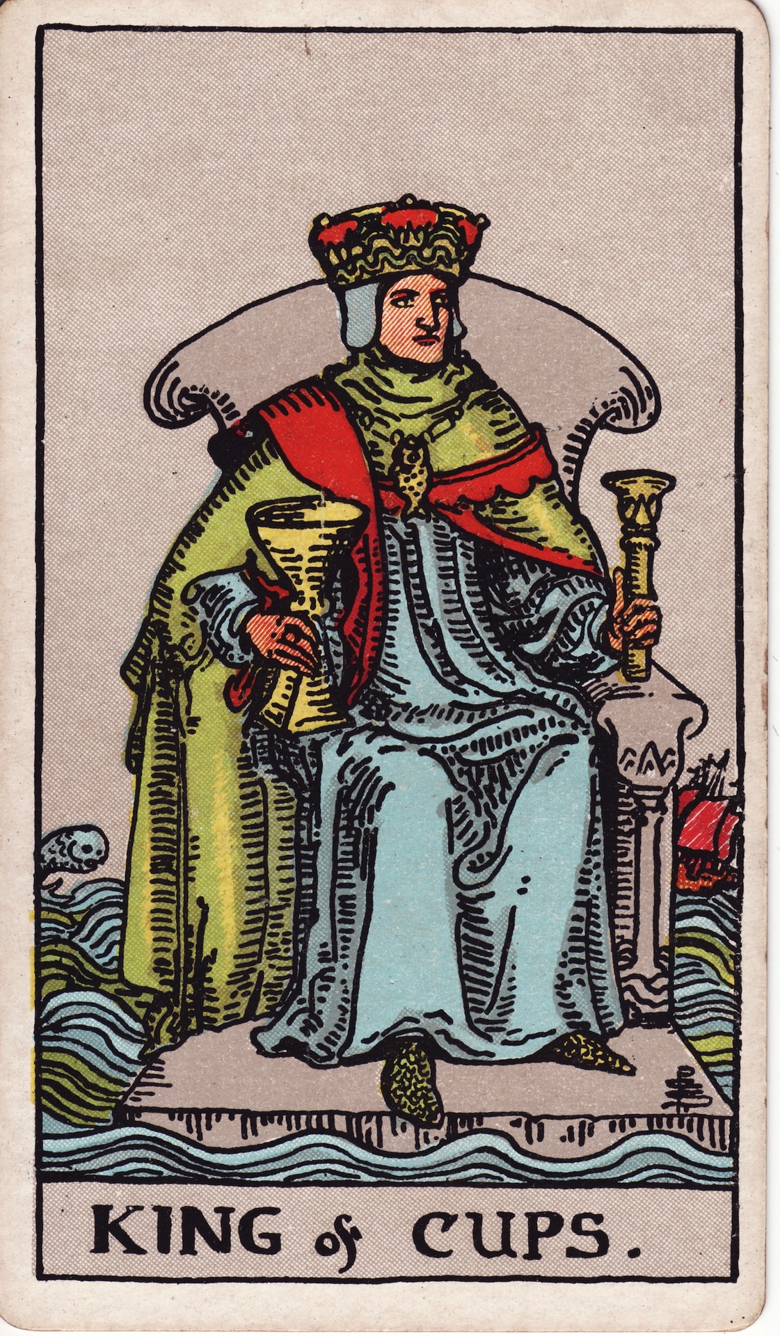 King Of Cups - Rider-Waite-Smith Tarot