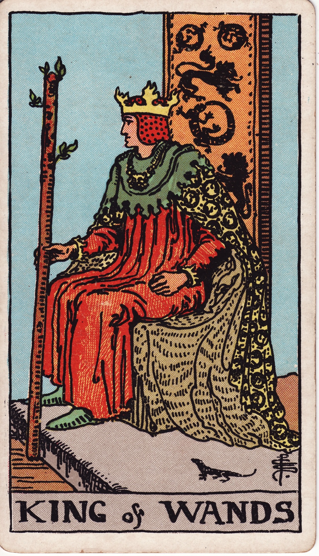 King Of Wands - Rider-Waite-Smith Tarot