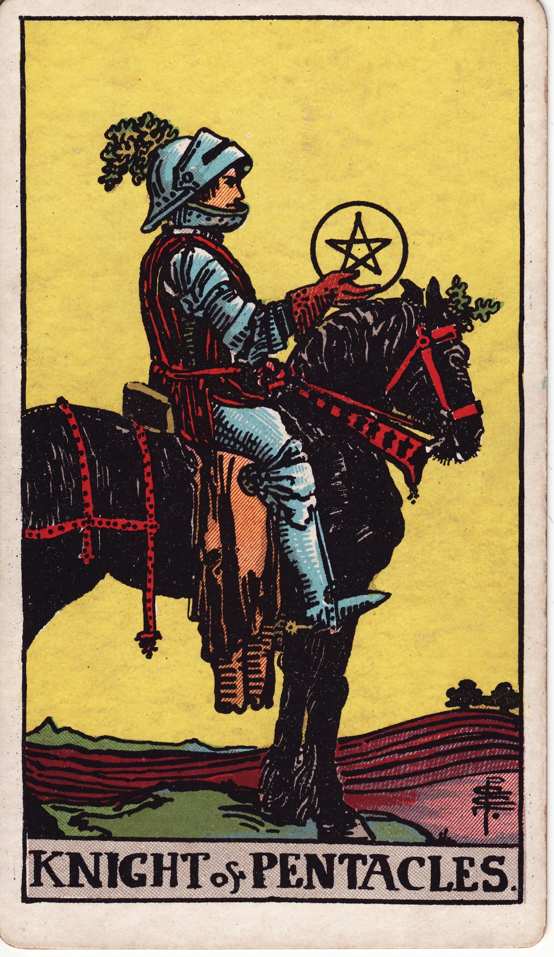 Knight of Pentacles - Rider-Waite-Smith Tarot