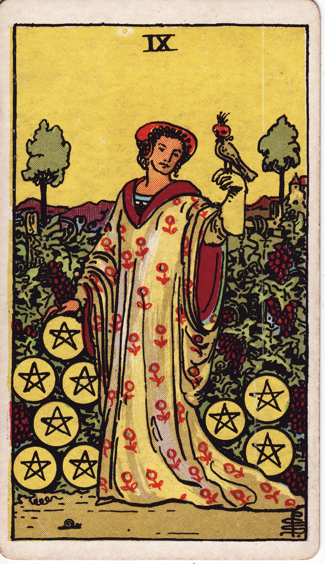 Nine of Pentacles - Rider-Waite-Smith Tarot