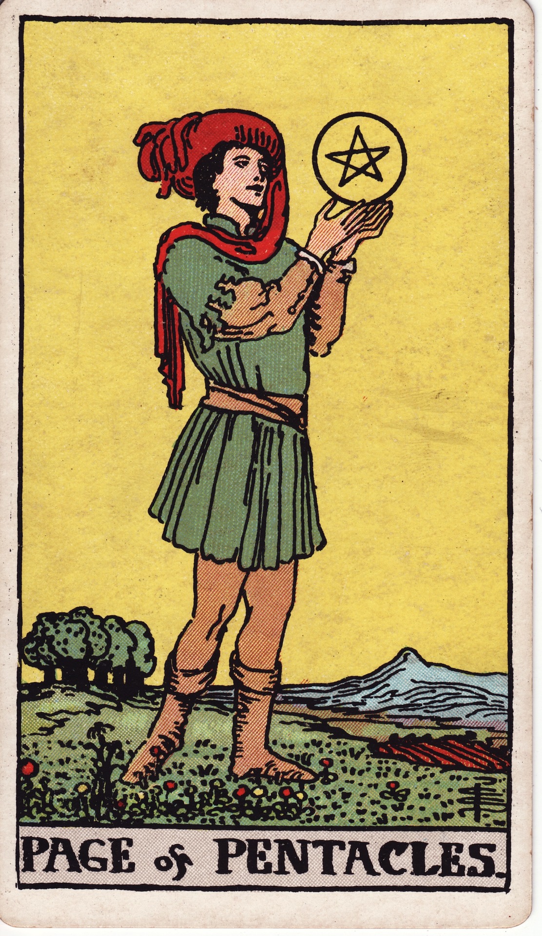 Page of Pentacles - Rider-Waite-Smith Tarot