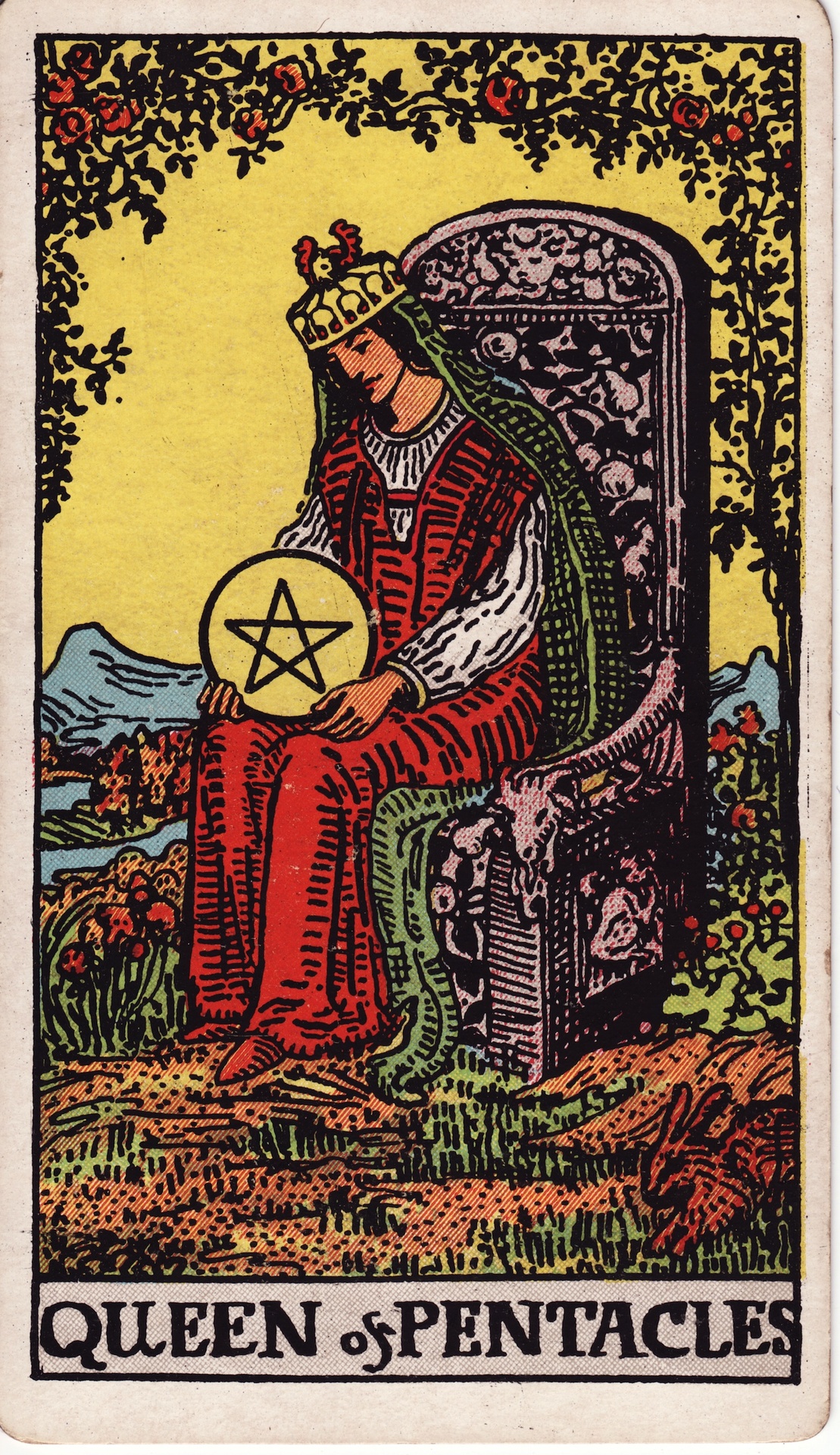 Queen of Pentacles - Rider-Waite-Smith Tarot