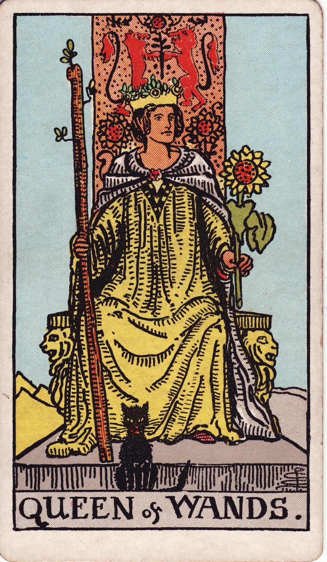Queen Of Wands - Rider-Waite-Smith Tarot