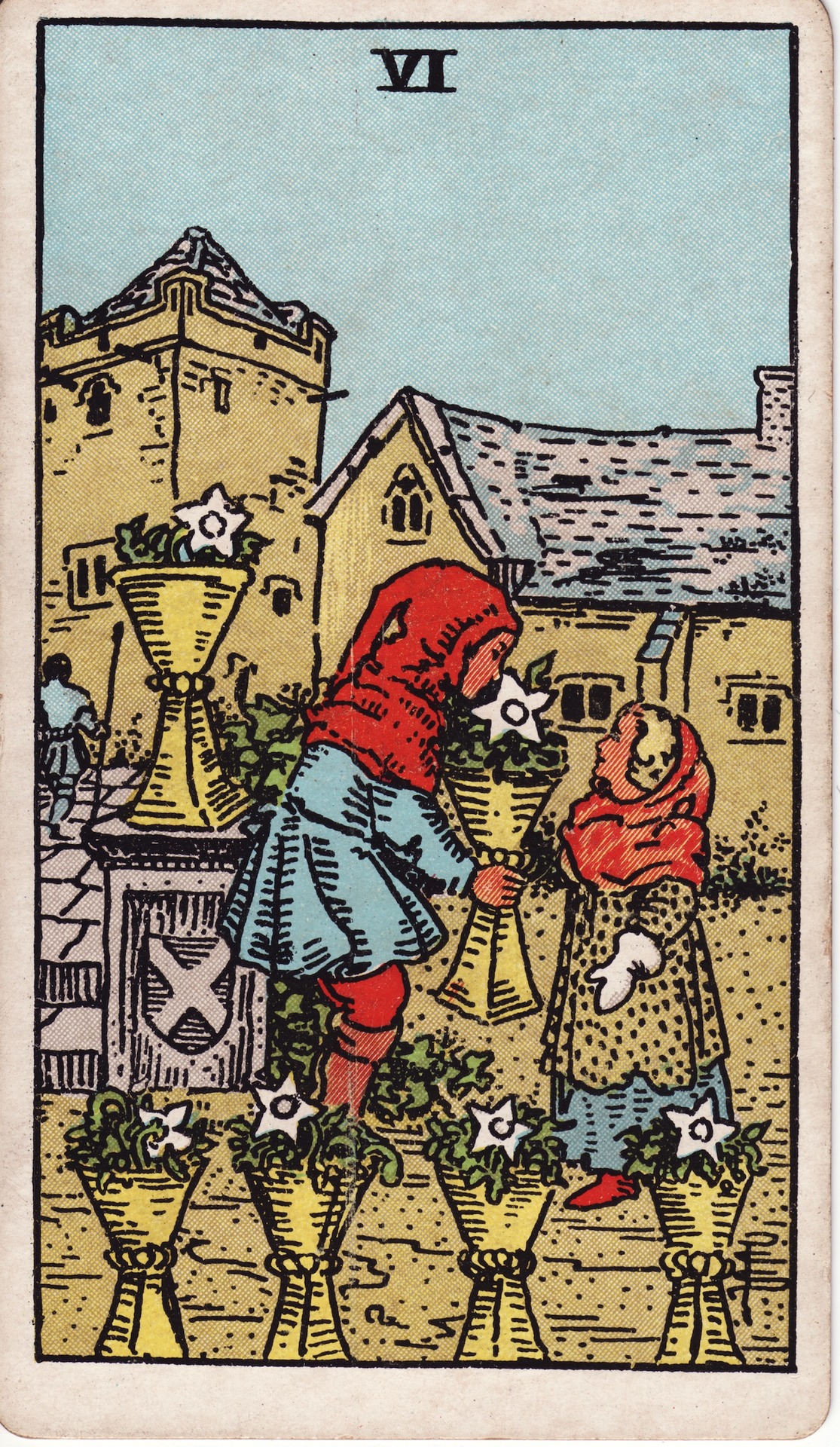 Six Of Cups - Rider-Waite-Smith Tarot