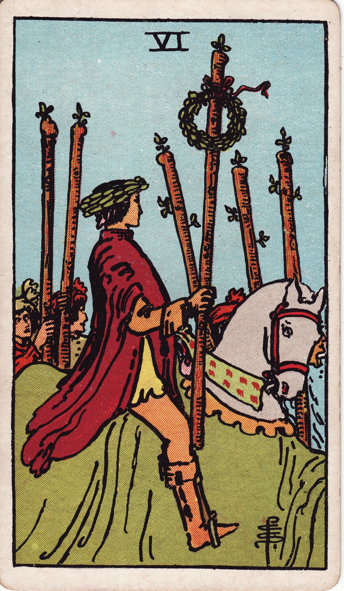 Six Of Wands - Rider-Waite-Smith Tarot