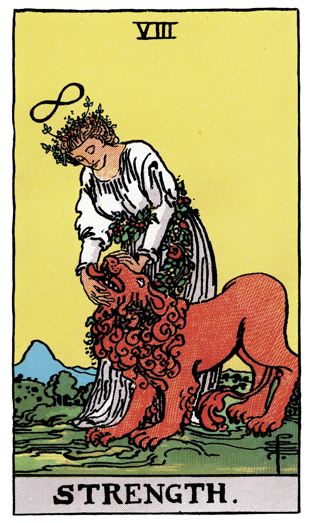 Strength - Rider-Waite-Smith Tarot