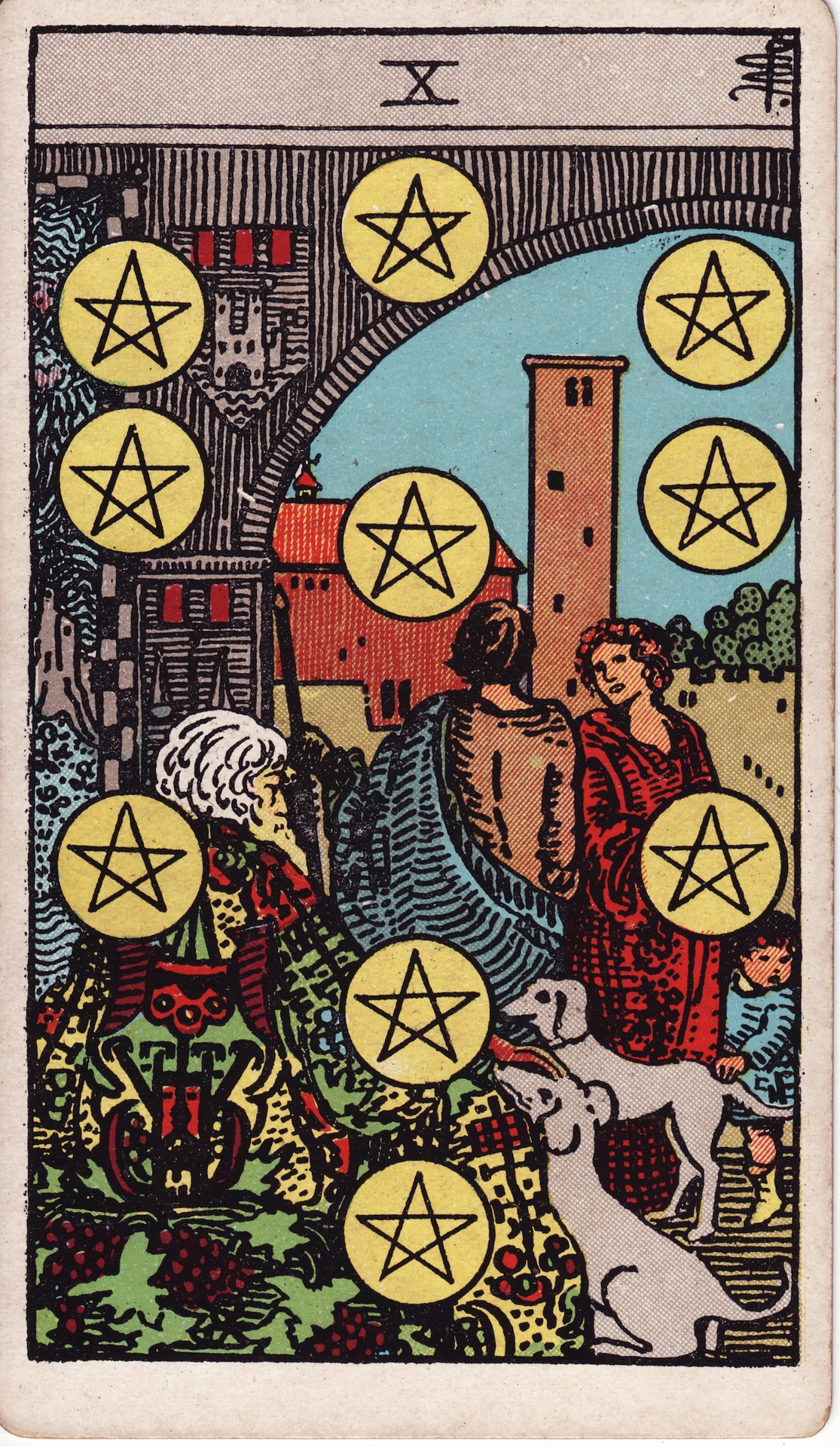 Ten of Pentacles - Rider-Waite-Smith Tarot