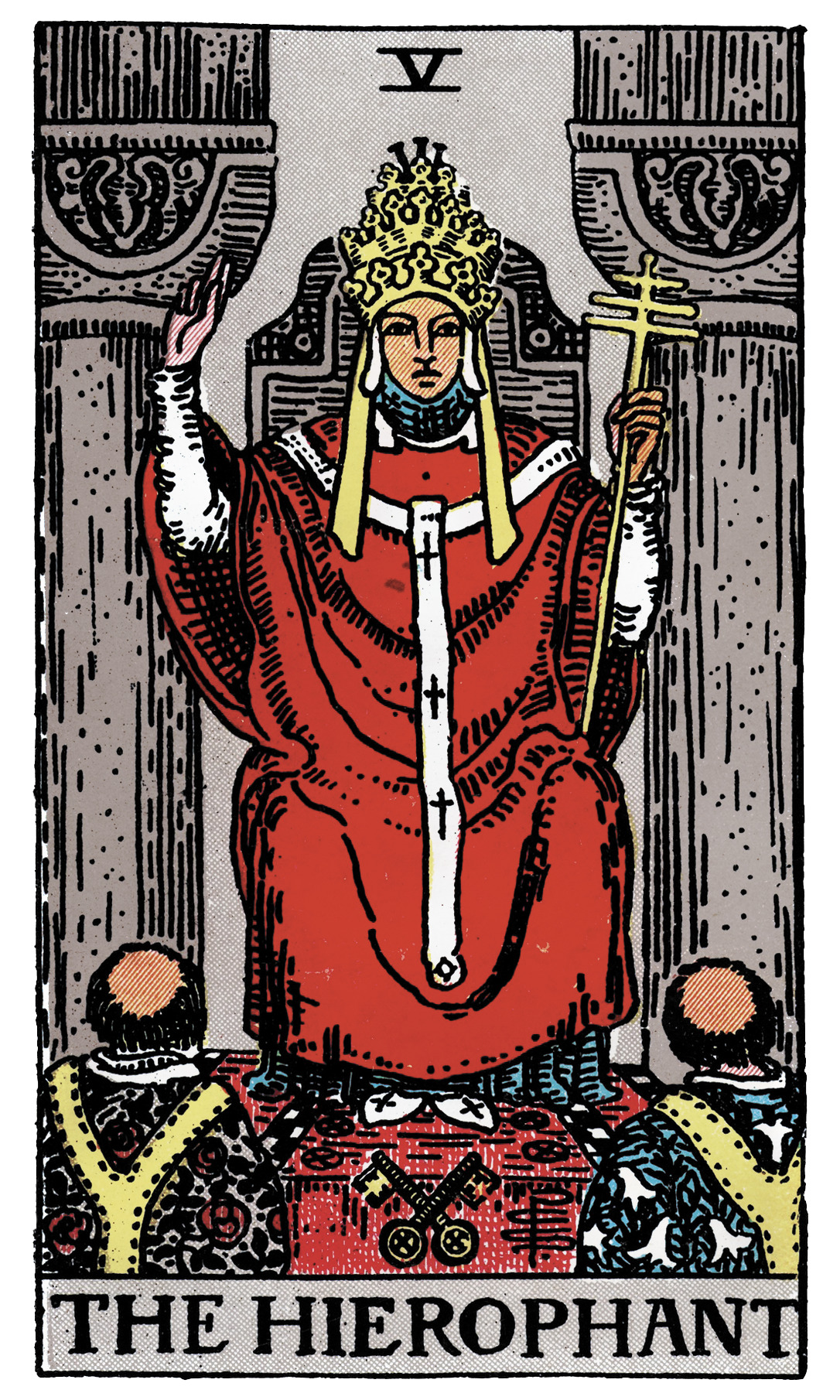 The Hierophant - Rider-Waite-Smith Tarot