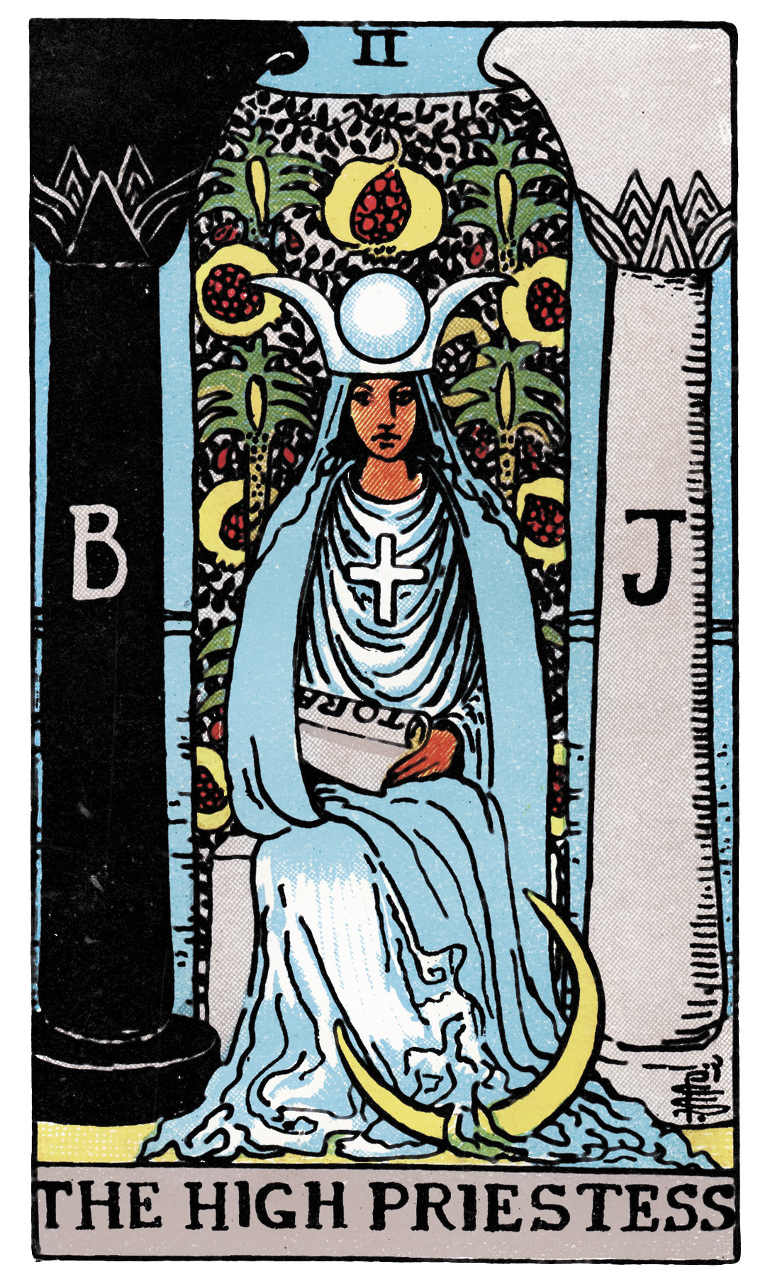 The High Priestess - Rider-Waite-Smith Tarot