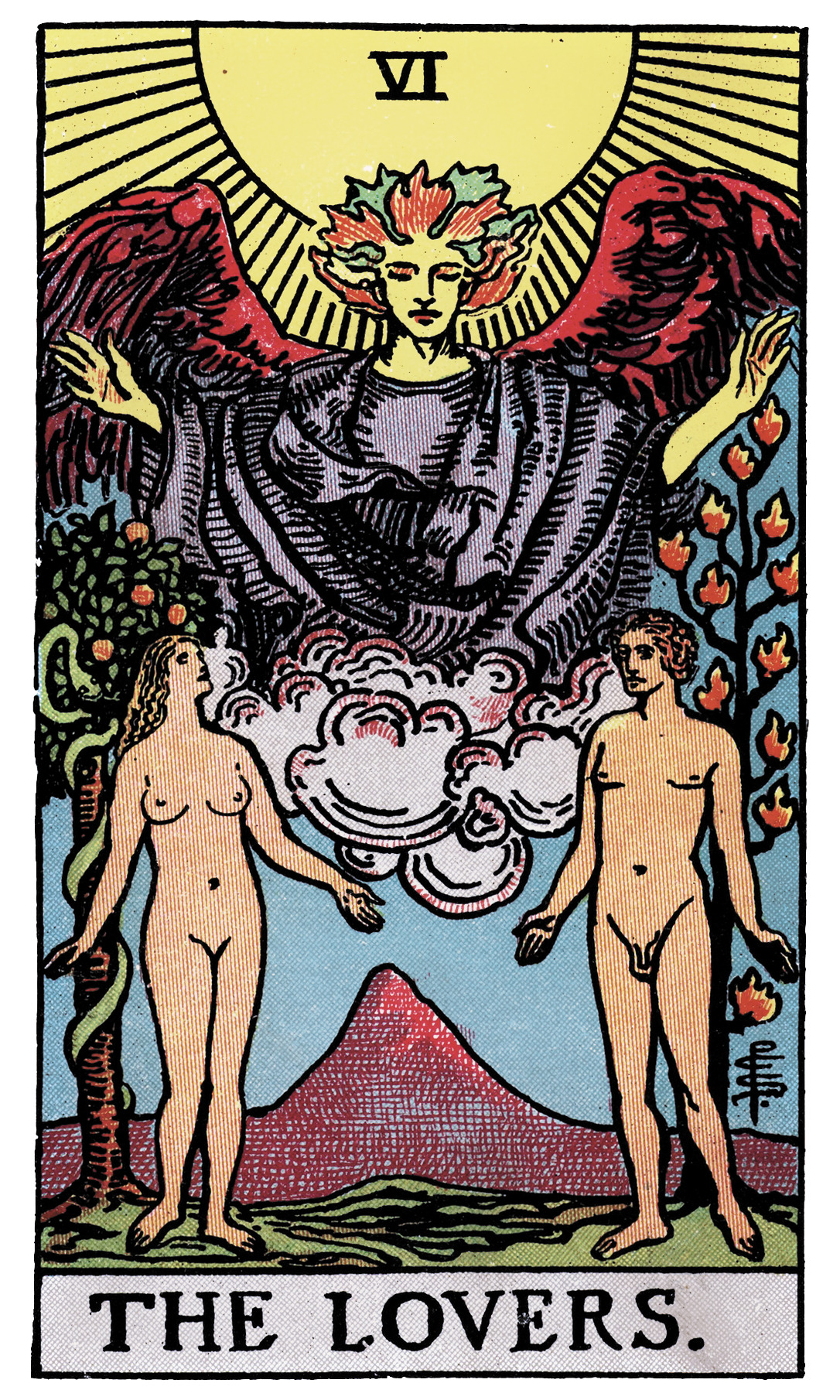 The Lovers - Rider-Waite-Smith Tarot