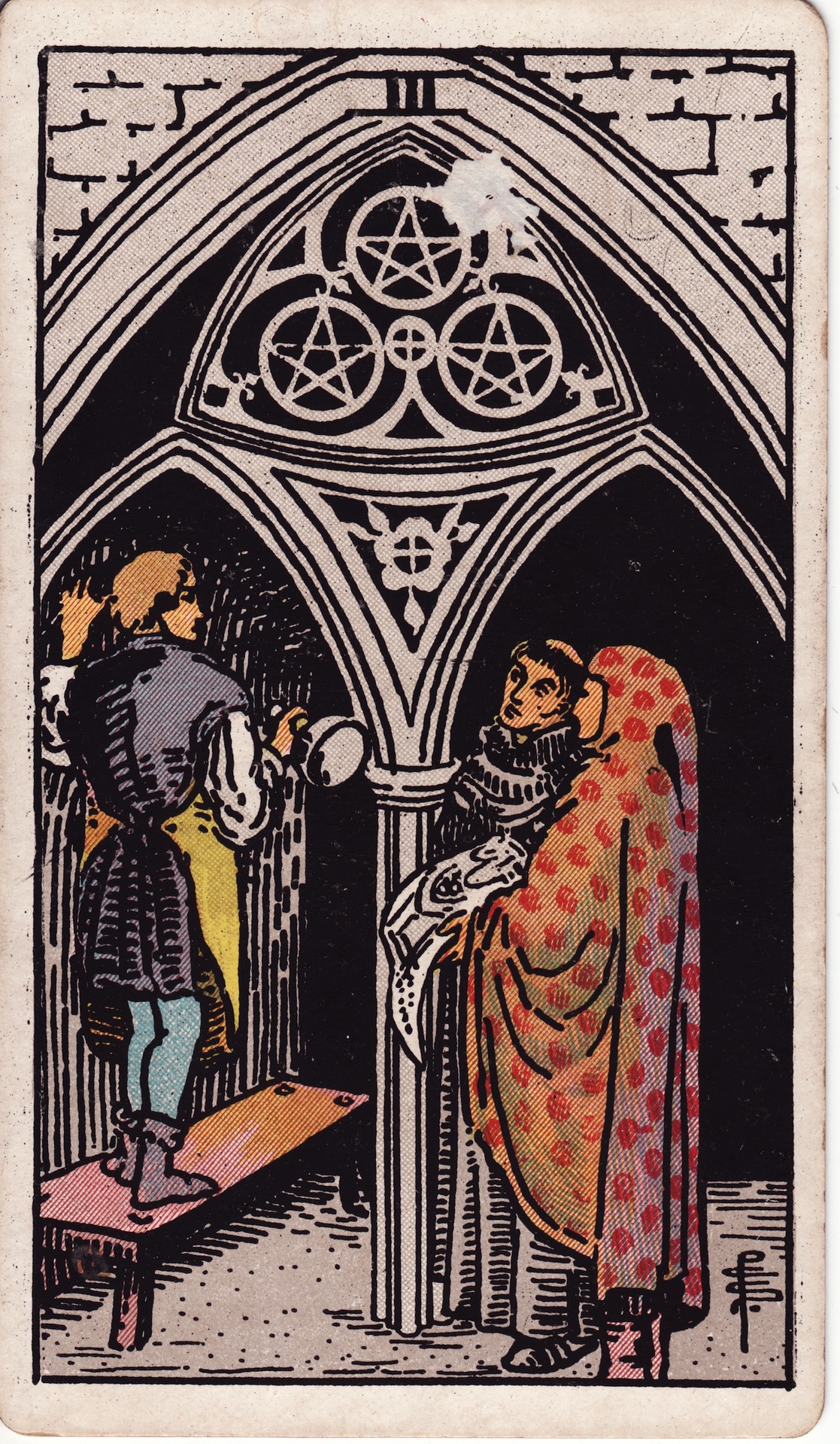 Three of Pentacles - Rider-Waite-Smith Tarot