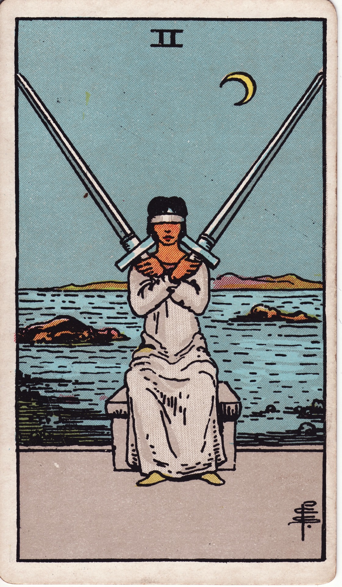 Two Of Swords - Rider-Waite-Smith Tarot