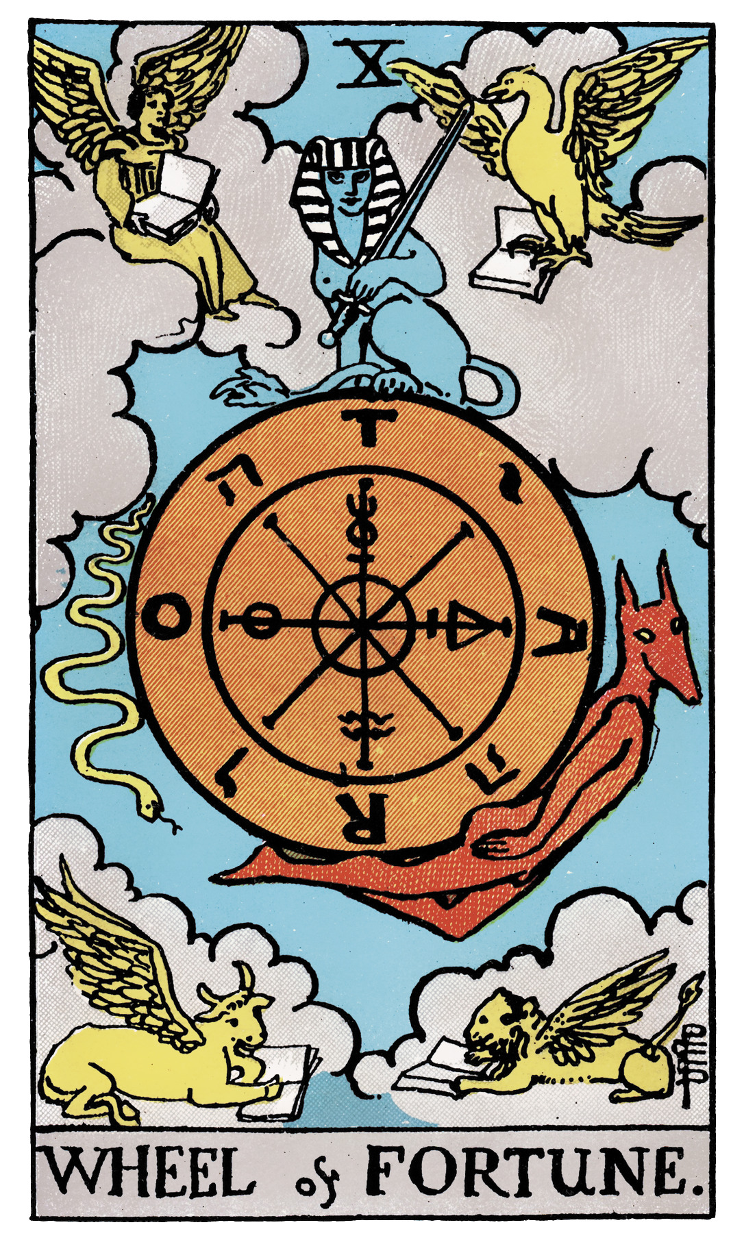Wheel Of Fortune - Rider-Waite-Smith Tarot